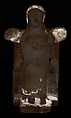 Terracotta statuette of a seated woman, Terracotta, Greek, probably Boeotian